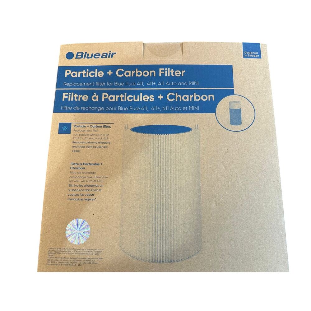 Blueair Particle + Carbon Replacement Filter Blue Pure 411 411+ Auto MINI New